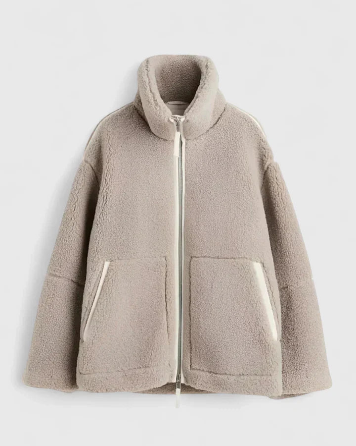 Women's Winter Jacket – Warm Padded Coat with Pockets