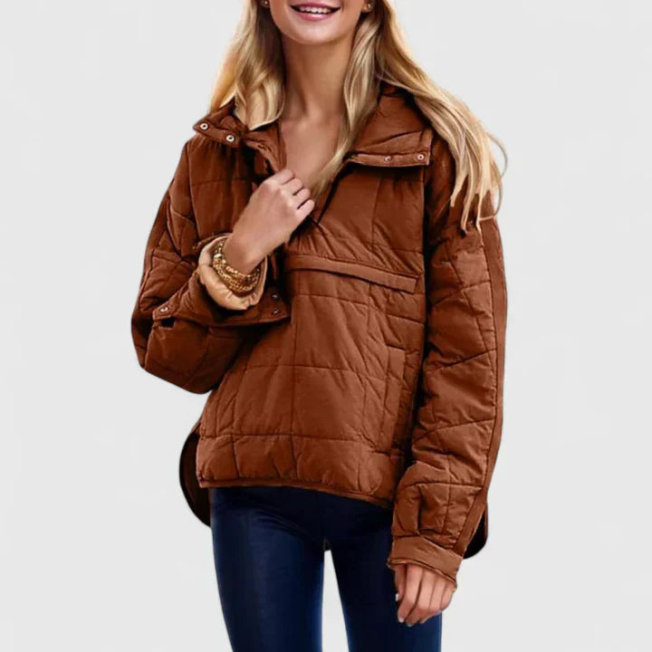 Women's Oversized Hoodie Jacket – Relaxed Fit Hooded Sweatshirt