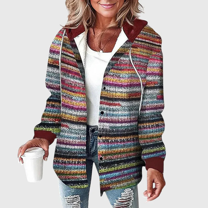 Women's Mesh Button-Up Jacket – Lightweight Relaxed Layering Jacket