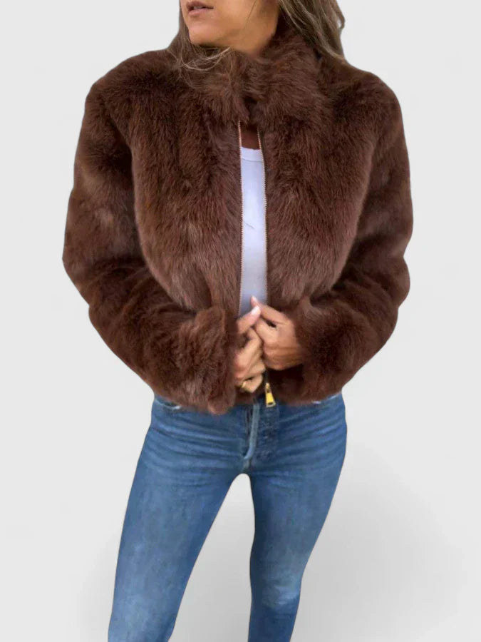 Women's Insulated Winter Coat – Warm Elegant Padded Jacket