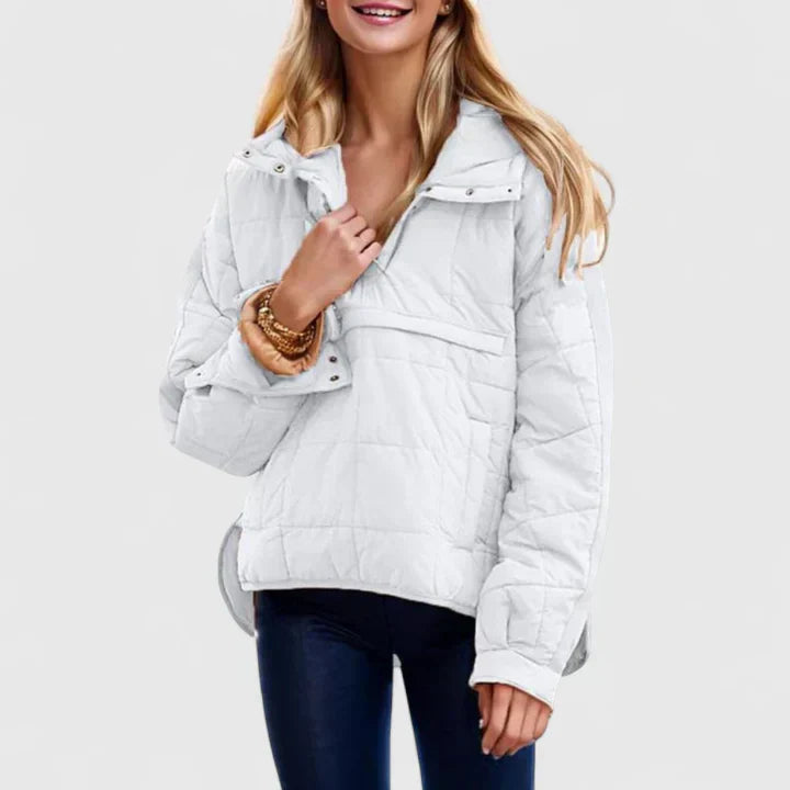 Women's Oversized Hoodie Jacket – Relaxed Fit Hooded Sweatshirt