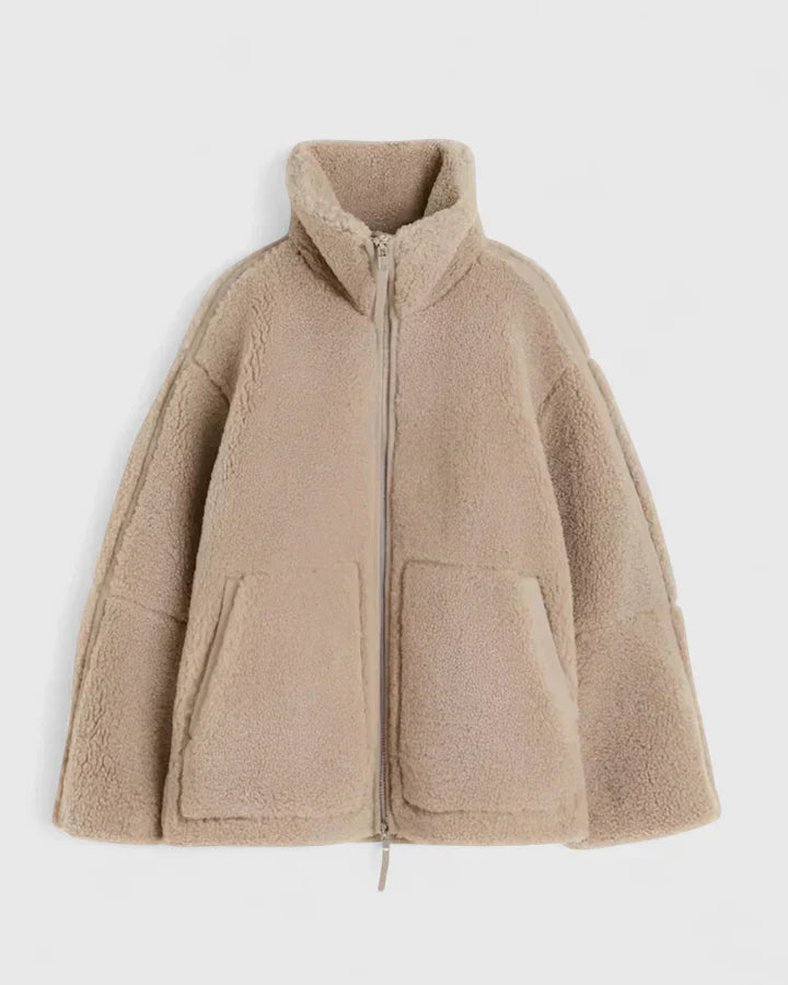 Women's Winter Jacket – Warm Padded Coat with Pockets