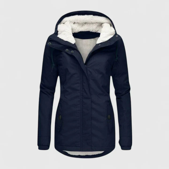 Women's Quilted Jacket – Water-Resistant Warm Winter Coat