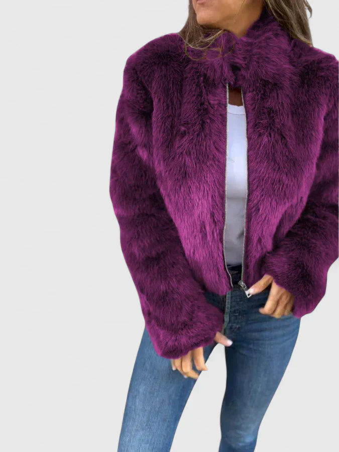 Women's Insulated Winter Coat – Warm Elegant Padded Jacket