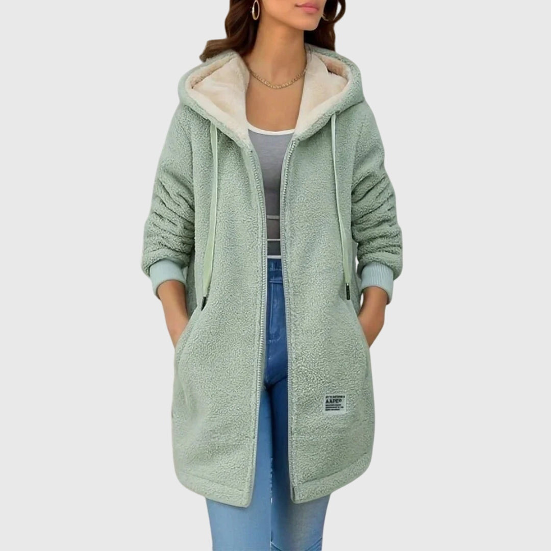 Women's Hooded Jacket – Warm Breathable Lightweight Winter Coat