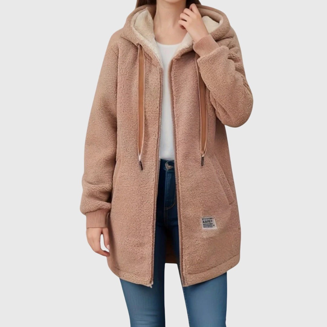 Women's Hooded Jacket – Warm Breathable Lightweight Winter Coat