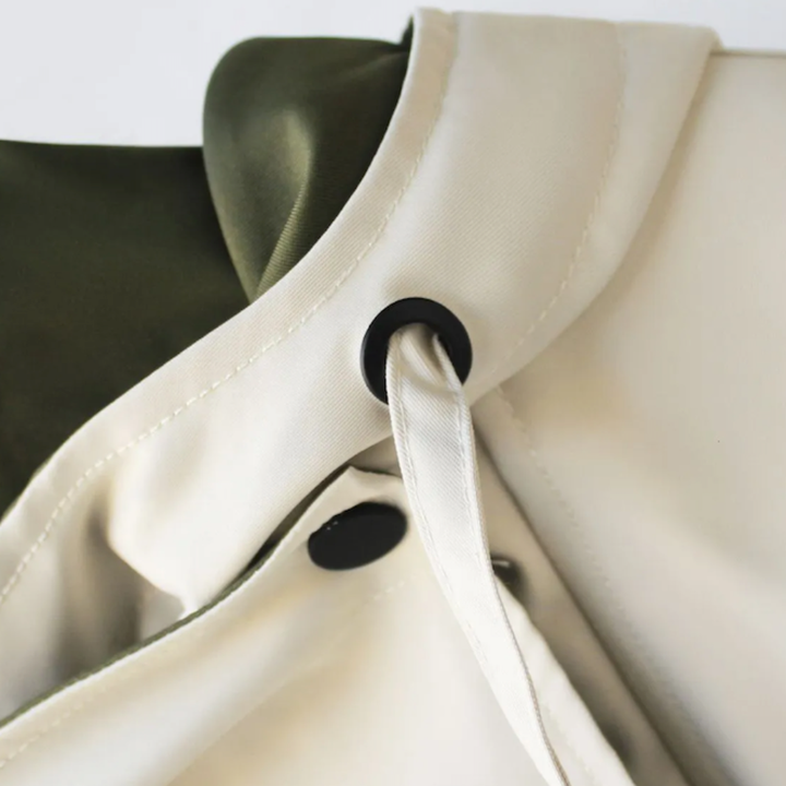 Women's Water-Repellent Jacket – Adjustable Waist Lightweight Coat