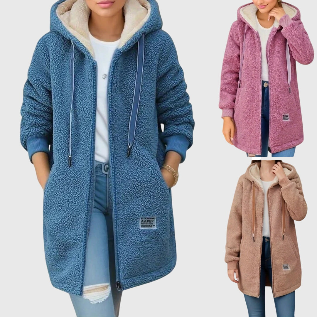 Women's Hooded Jacket – Warm Breathable Lightweight Winter Coat