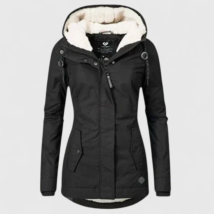 Women's Quilted Jacket – Water-Resistant Warm Winter Coat
