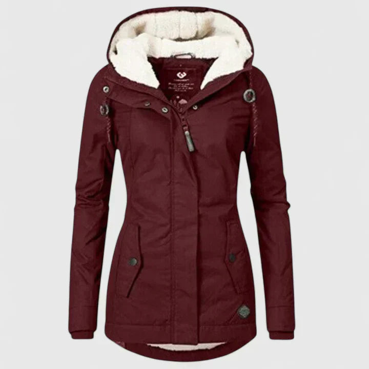 Women's Quilted Jacket – Water-Resistant Warm Winter Coat