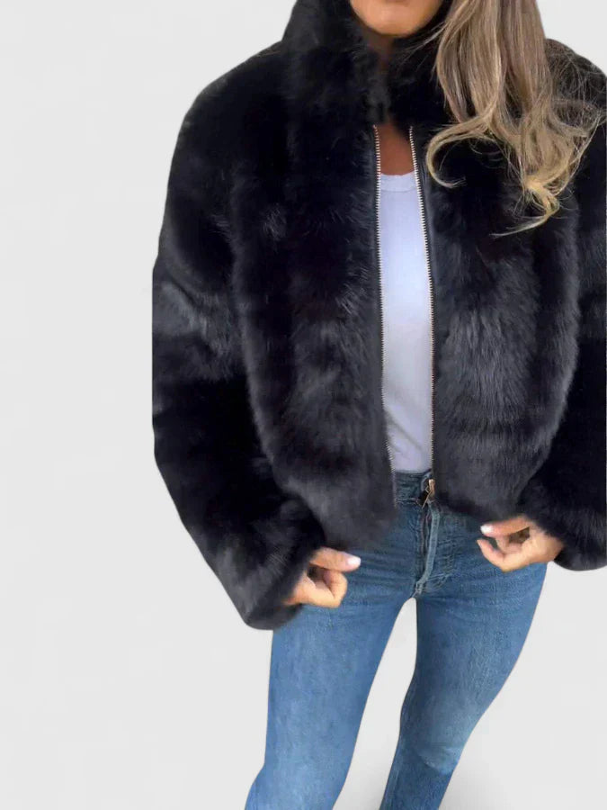 Women's Insulated Winter Coat – Warm Elegant Padded Jacket