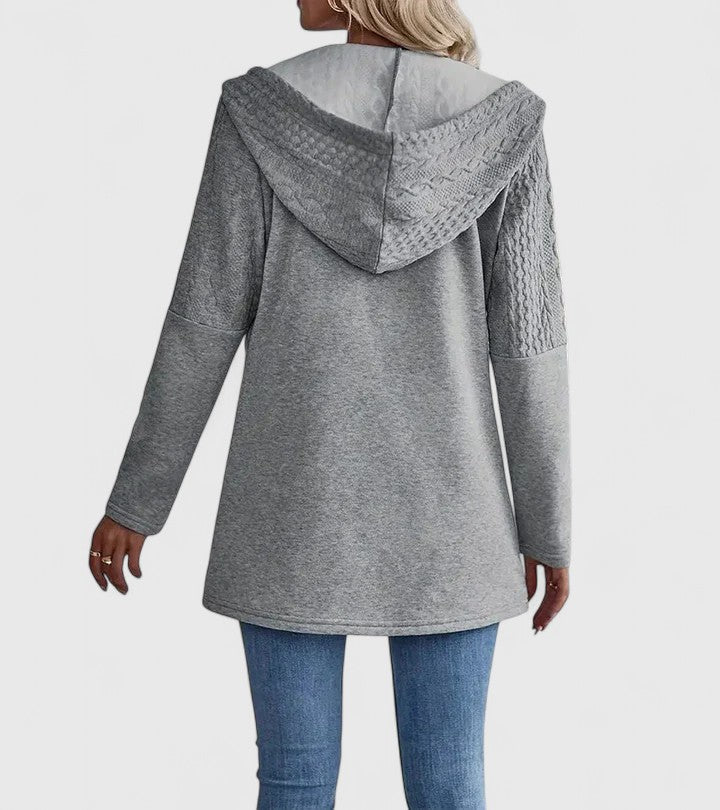 Women's Zip-Up Sweatshirt – Soft Breathable Casual Sweat Jacket
