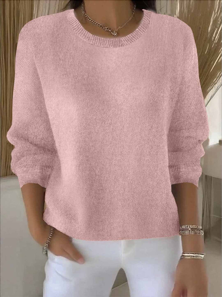 Women's Soft Knit Sweater – Warm Everyday Pullover Top
