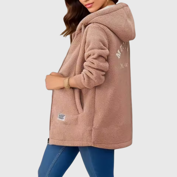 Women's Hooded Jacket – Warm Breathable Lightweight Winter Coat