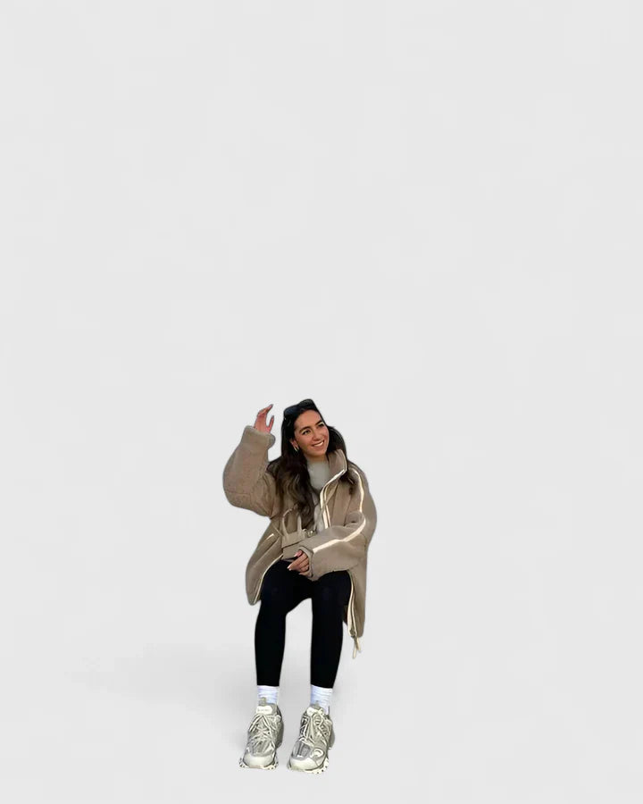 Women's Winter Jacket – Warm Padded Coat with Pockets