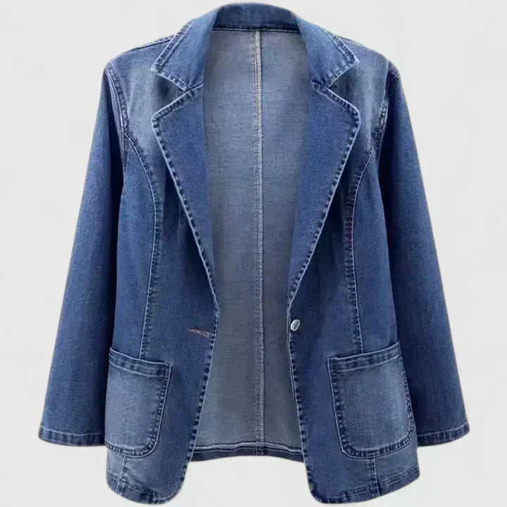 Women's Lightweight Jacket – Soft Straight Cut Casual City Jacket