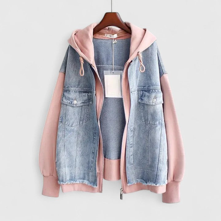 Women's Casual Jacket – Soft Relaxed Fit Streetwear Layering Jacket