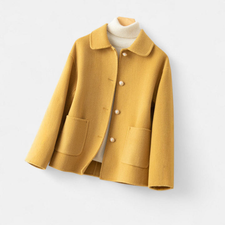 Women's Button-Up Shirt Jacket – Soft Knit Overshirt with Pockets