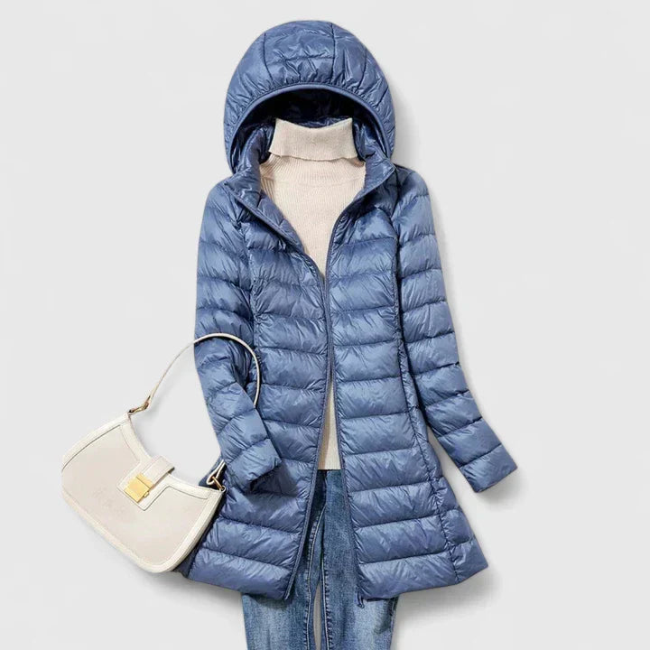 Women's Lightweight Rain Jacket – Waterproof Detachable Hood Coat