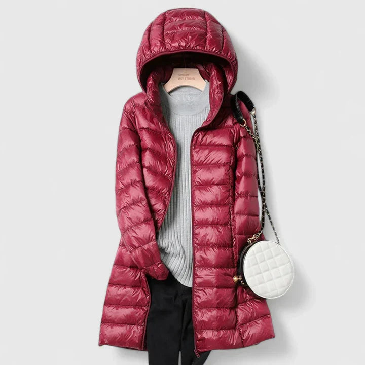Women's Lightweight Rain Jacket – Waterproof Detachable Hood Coat