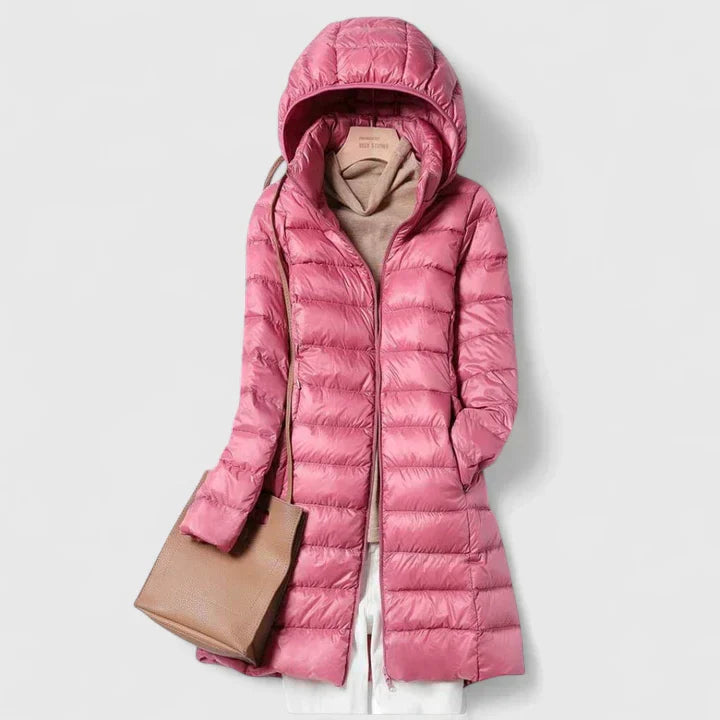 Women's Lightweight Rain Jacket – Waterproof Detachable Hood Coat