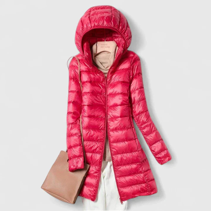 Women's Lightweight Rain Jacket – Waterproof Detachable Hood Coat