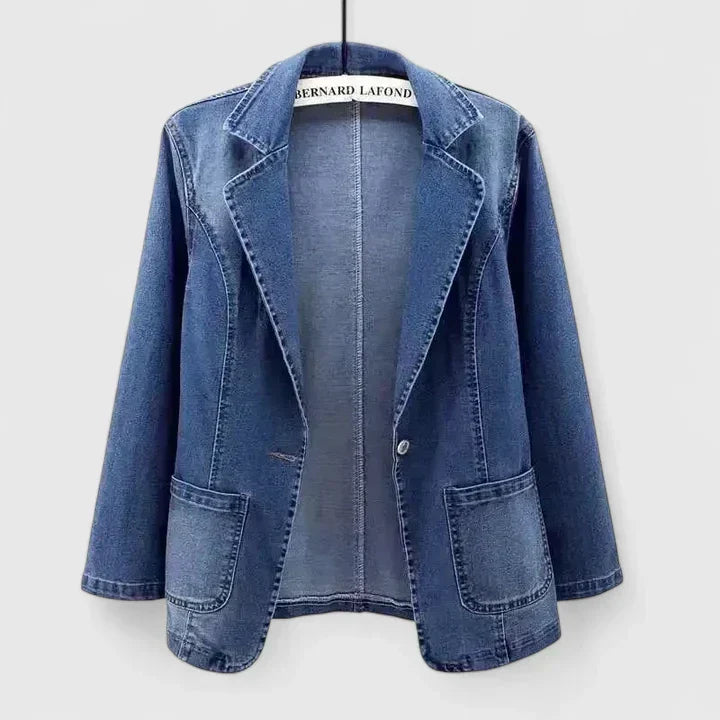 Women's Lightweight Jacket – Soft Straight Cut Casual City Jacket