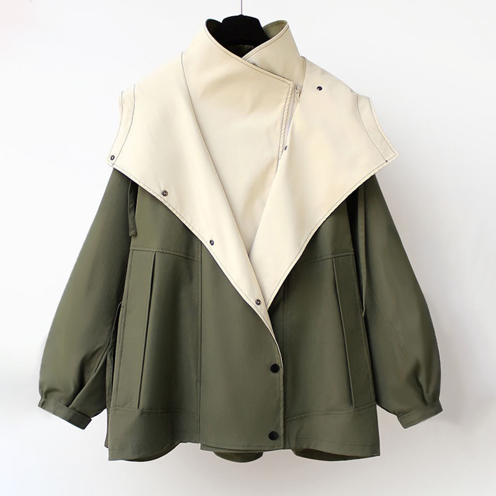 Women's Water-Repellent Jacket – Adjustable Waist Lightweight Coat