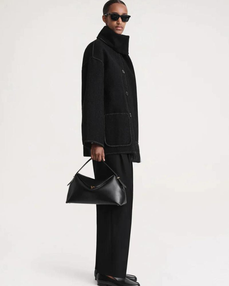 Women's Tailored Blazer Jacket – Fitted Office Coat with Pockets