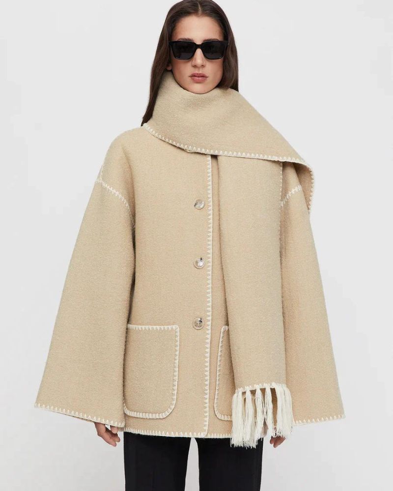 Women's Tailored Blazer Jacket – Fitted Office Coat with Pockets