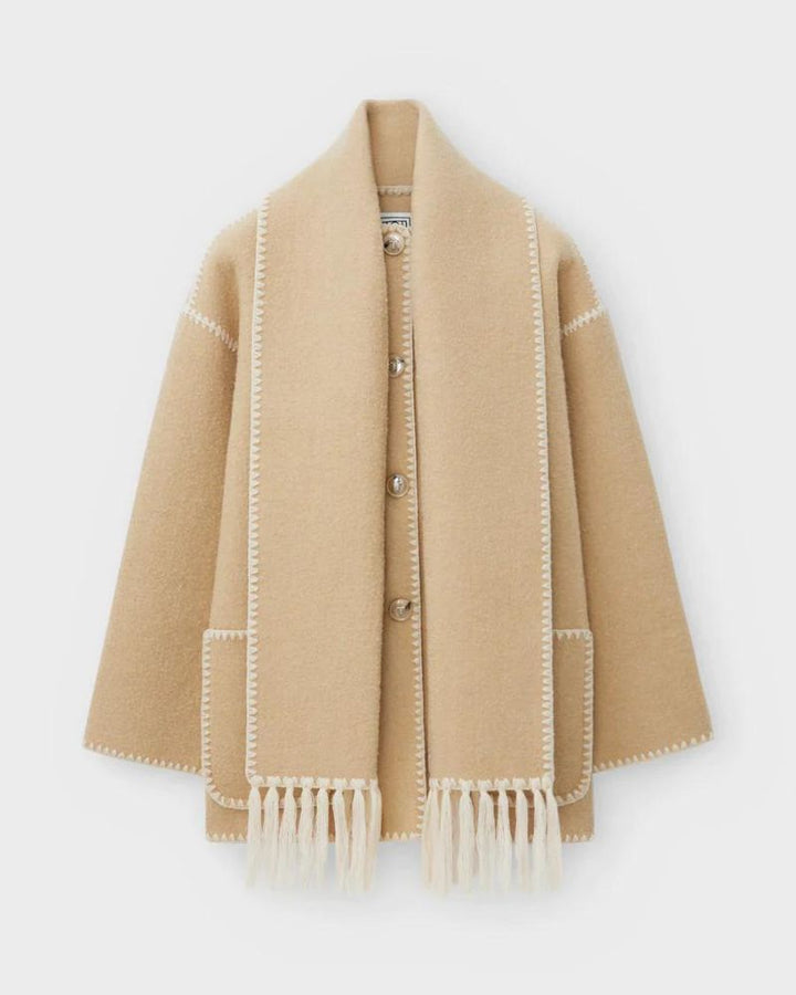Women's Tailored Blazer Jacket – Fitted Office Coat with Pockets