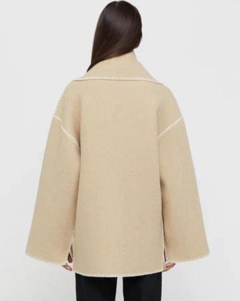 Women's Tailored Blazer Jacket – Fitted Office Coat with Pockets