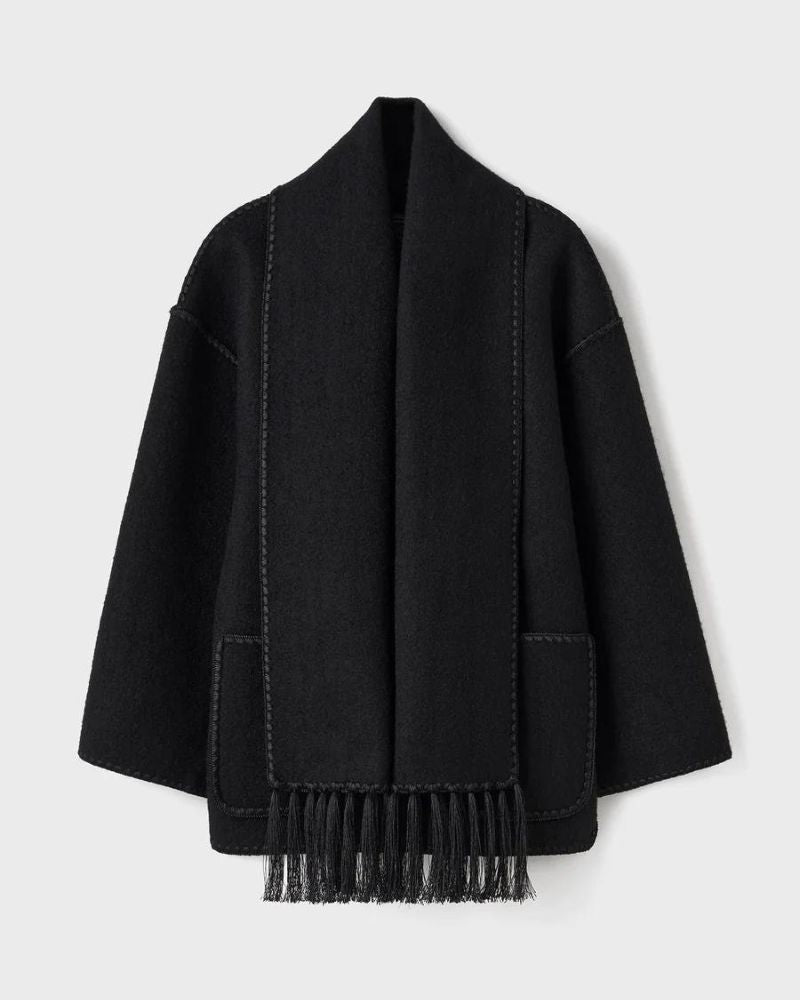 Women's Tailored Blazer Jacket – Fitted Office Coat with Pockets