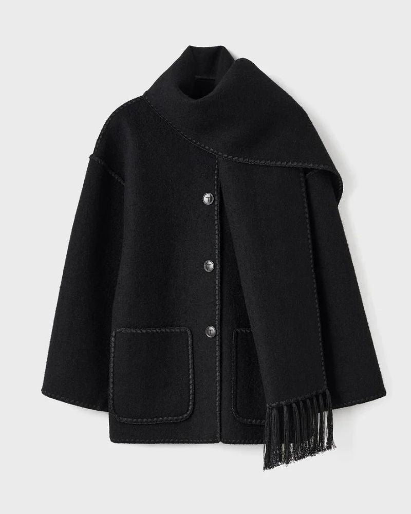 Women's Tailored Blazer Jacket – Fitted Office Coat with Pockets