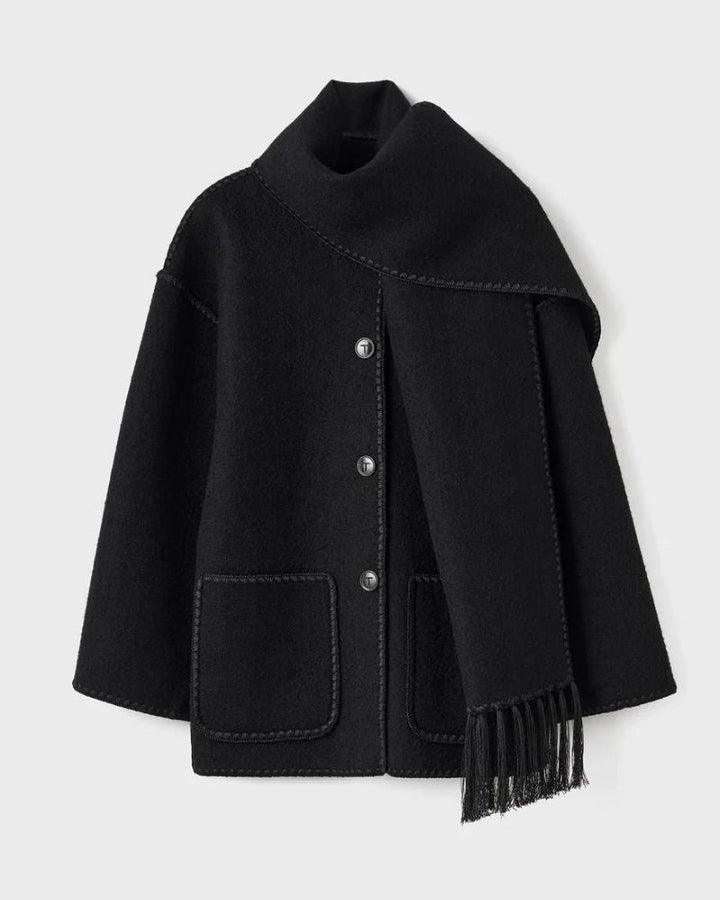 Women's Tailored Blazer Jacket – Fitted Office Coat with Pockets