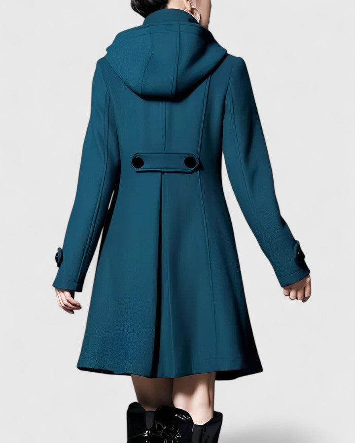 Women's Tailored Jacket – Sleek Fitted Coat with Side Pockets