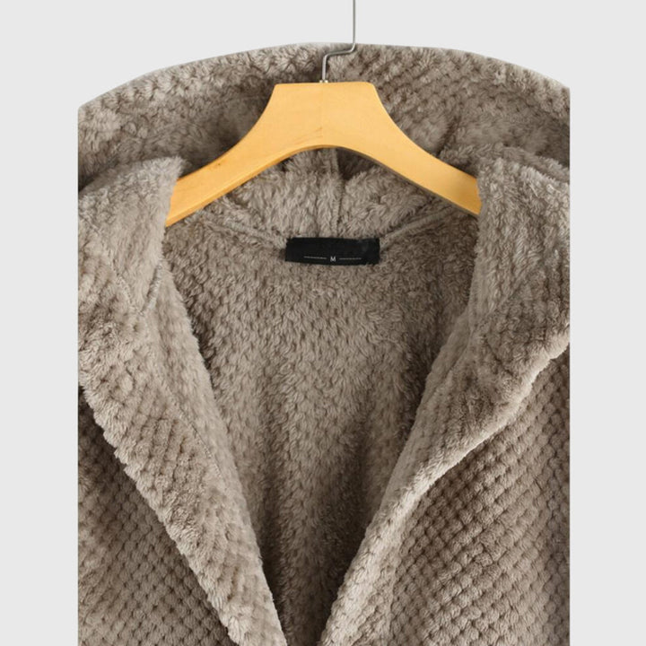 Women's Reversible Fleece Jacket – Hooded Warm Zip-Up Jacket