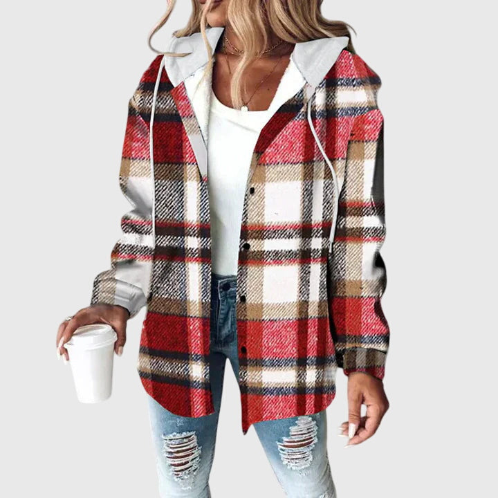 Women's Mesh Button-Up Jacket – Lightweight Relaxed Layering Jacket