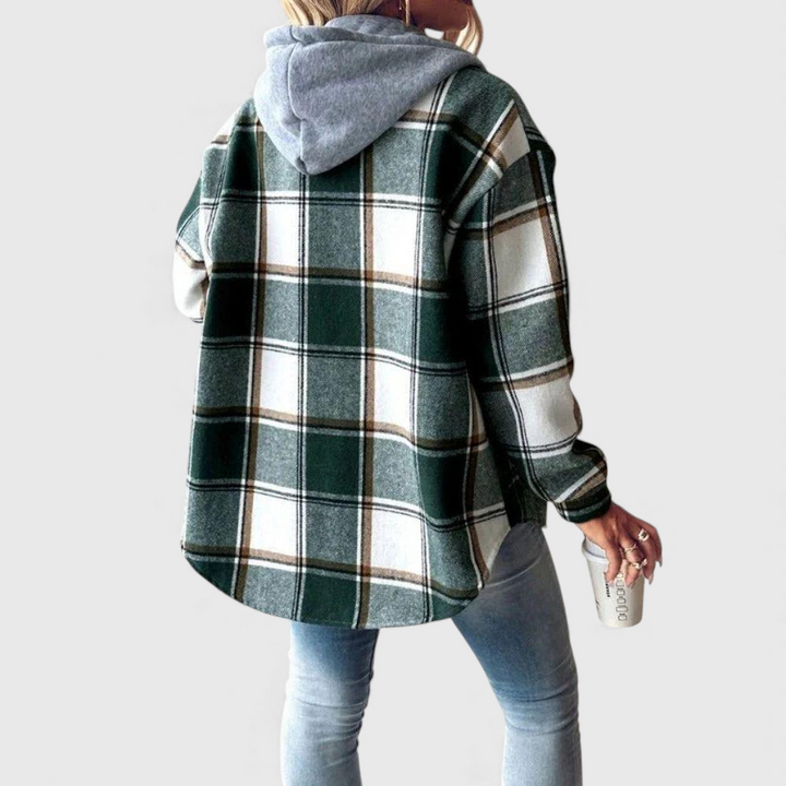 Women's Mesh Button-Up Jacket – Lightweight Relaxed Layering Jacket