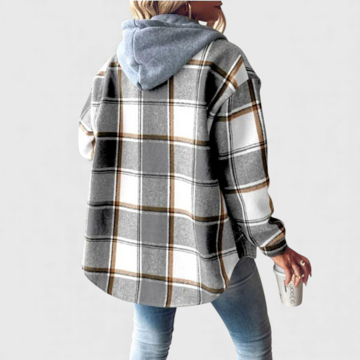 Women's Mesh Button-Up Jacket – Lightweight Relaxed Layering Jacket