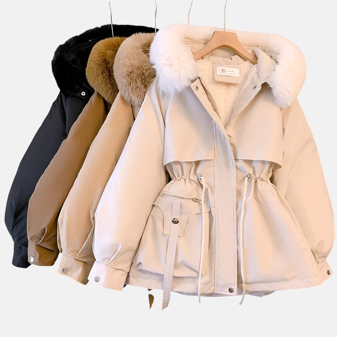 Women's Winter Jacket – Water-Resistant Windproof Lined Warm Coat